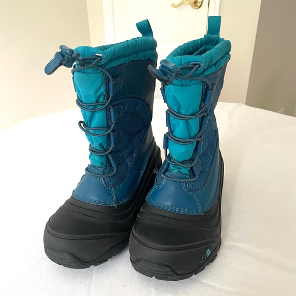 The North Face Other - The North Face black and blue winter boots